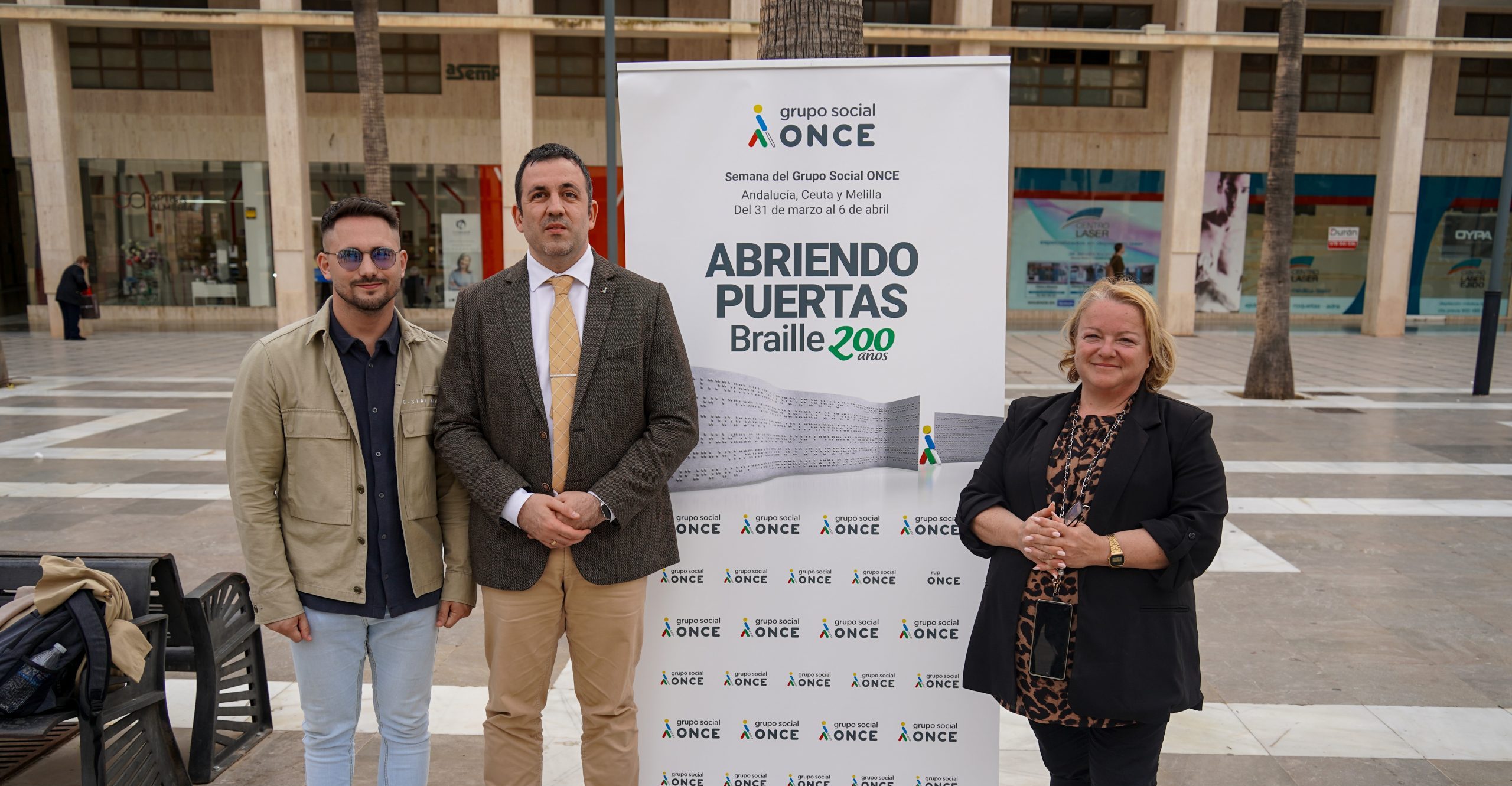 La Plaza Mayor acoge una original yincana en el marco de la Semana del Grupo Social ONCE