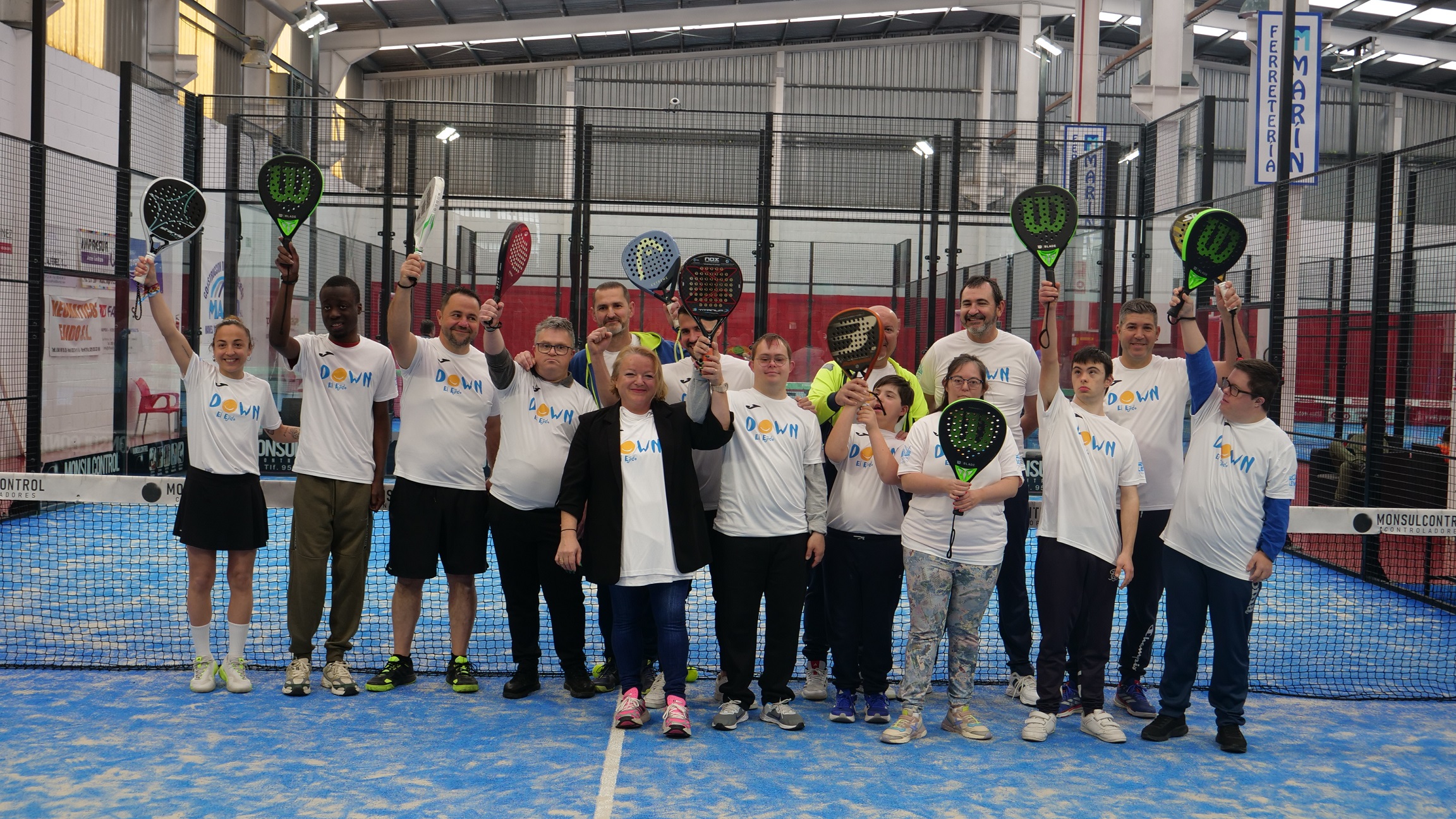 Down El Ejido celebra la segunda edición de su Torneo de Pádel Solidario para fomentar la inclusión a través del deporte